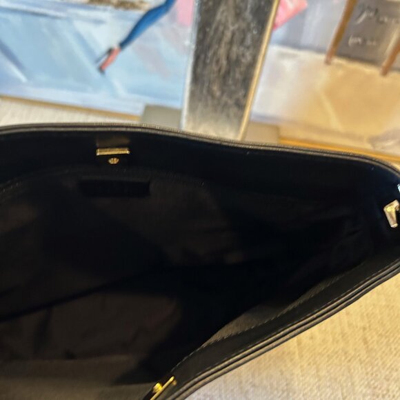 Gucci Monogram Leather & Canvas Bag in Black - Picture 4 of 13